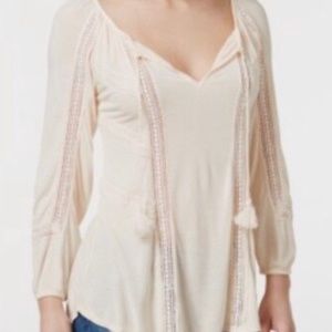 Lucky Brand🍀 peasant Top size S